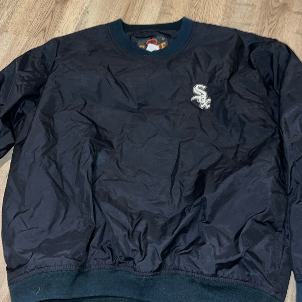 Men’s vintage white Sox pullover